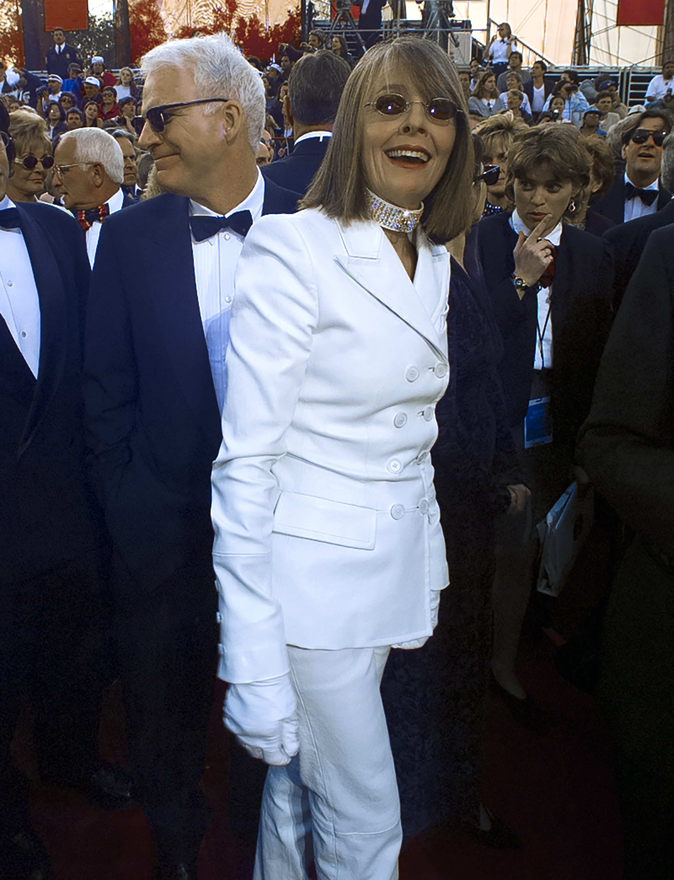 Steve Martin and Diane Keaton are caught on the red carpet