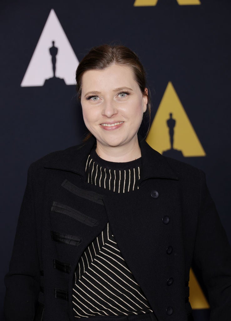 Maria Brendle on a red carpet