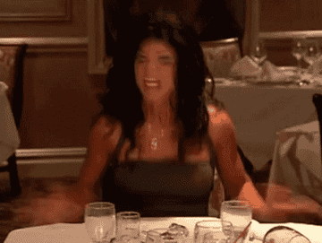 Teresa Giudice&#x27;s epic table flip during Real Housewives of New Jersey