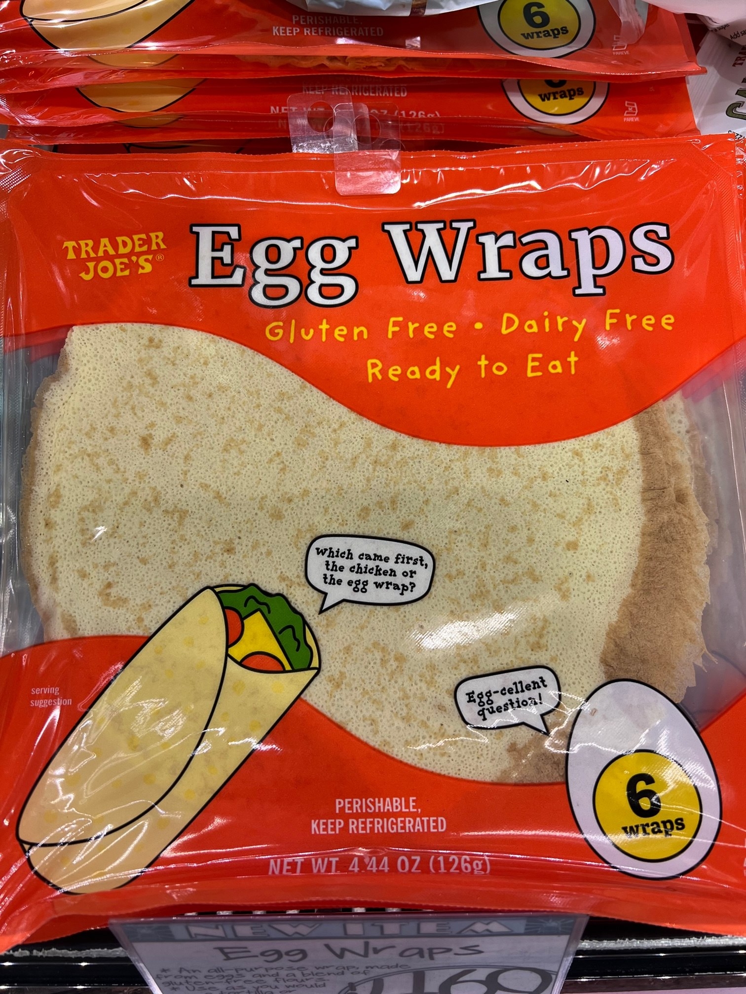 A bag of Egg Wraps