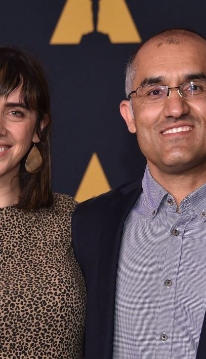 Gulistan on a red carpet