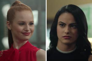 Cheryl is on the left smiling with Veronica on the right 