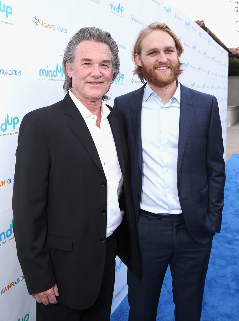 Wyatt with his father, actor Kurt Russell