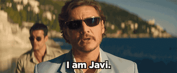Pedro Pascal introducing his character as Javi