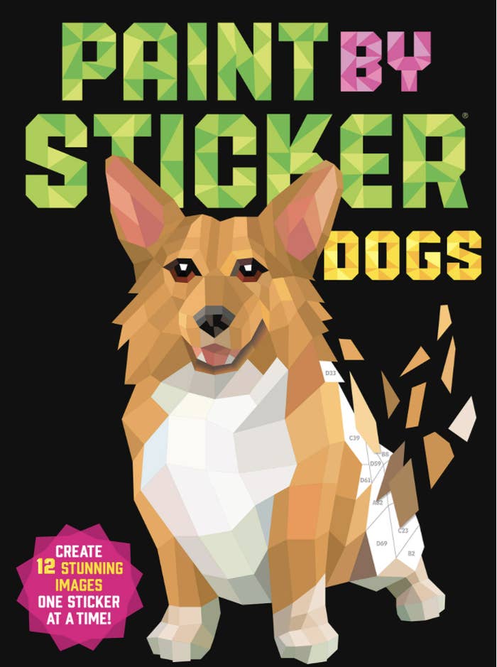 The front cover of the sticker book