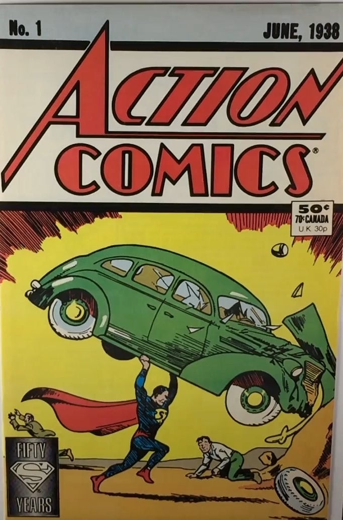 The cover for &quot;Action Comics #1&quot; (1938)