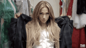 Jennifer Lopez bumps into a mannequin and says &quot;Sorry Versace&quot;