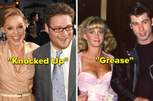 Katherine Heigl and Seth Rogan at the premier of the movie