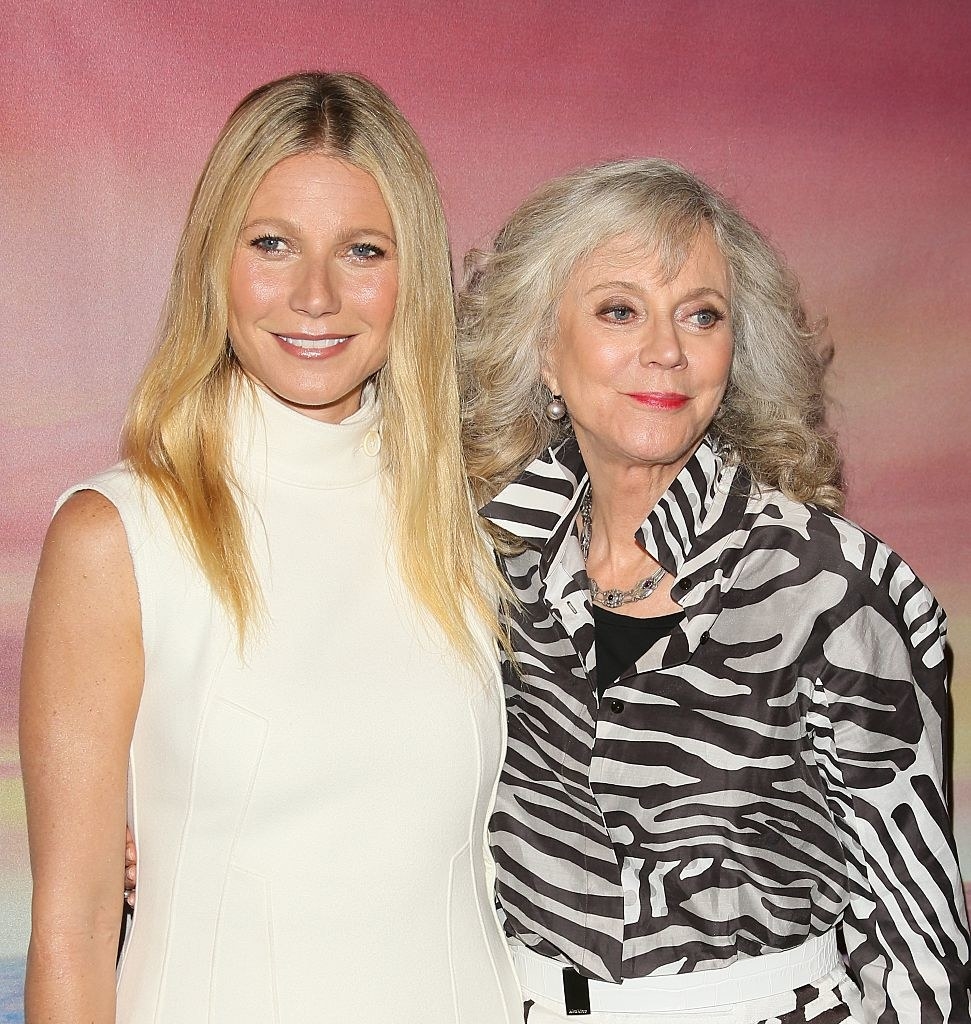 Gwyneth with her mother, actor Blythe Danner