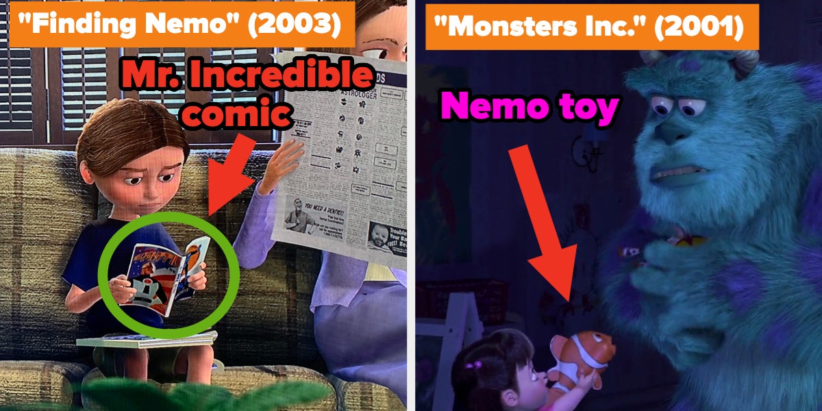 56 Small Details From Pixar Movies - Vimarsana News