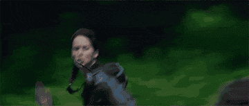 Katniss running