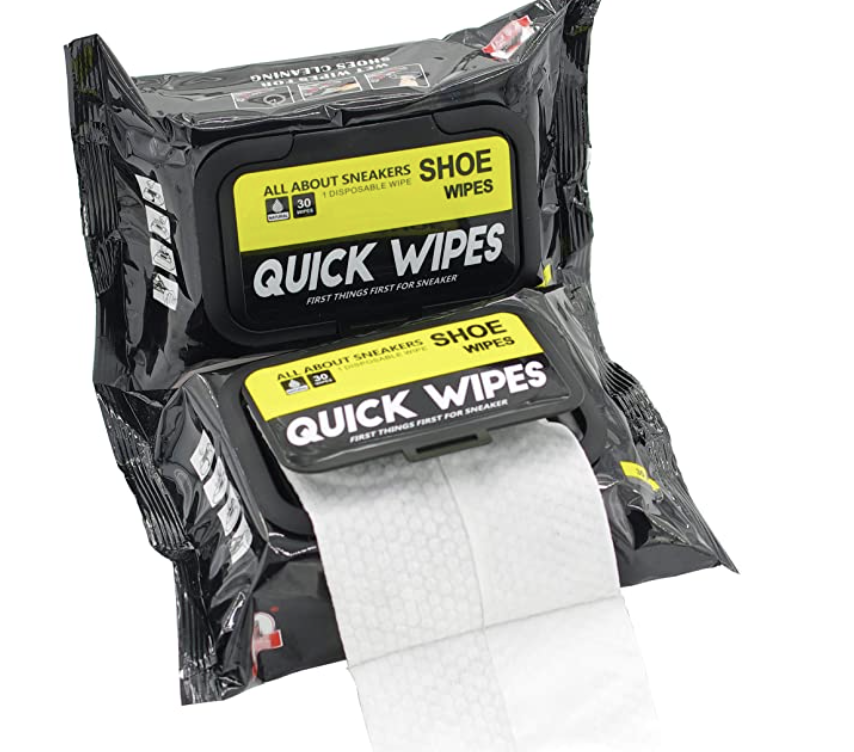 A product photo of the sneaker wipes