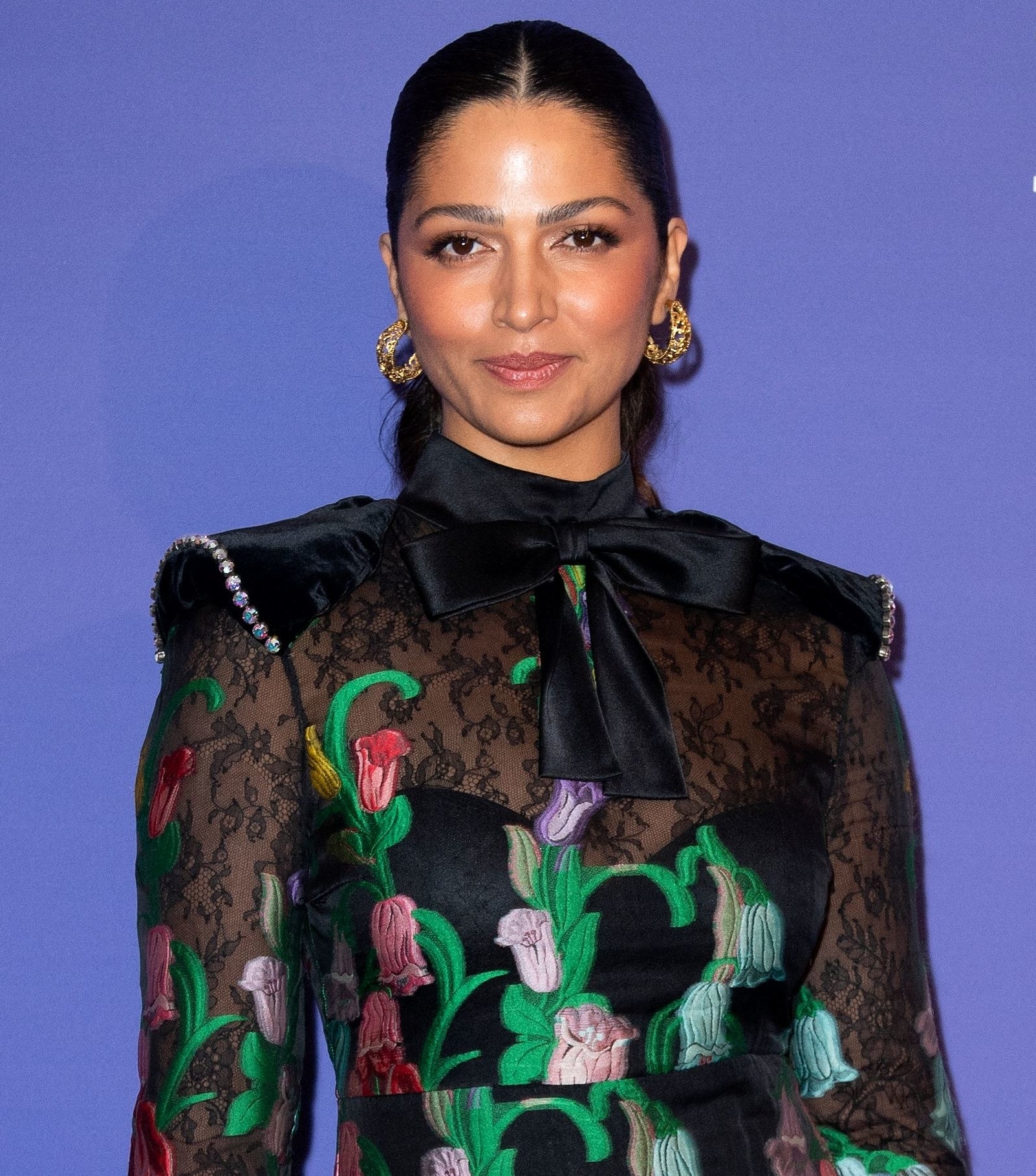 Camila Alves McConaughey arrives for the Hollywood Reporter&#x27;s Women in Entertainment Gala at the Fairmont Century Plaza, in Los Angeles, California, December 8, 2021