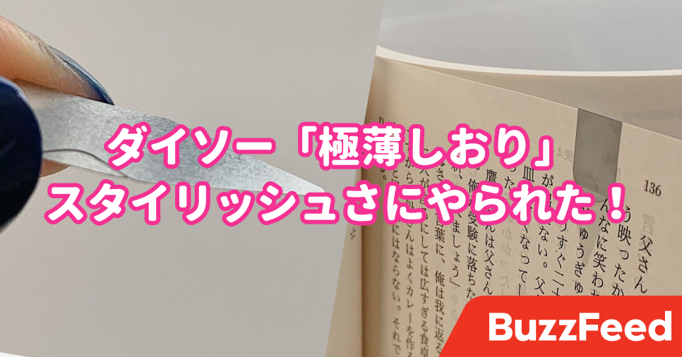 ずっとコレが欲しかったのよ ダイソーの 読書アイテム 考えた人は天才なの