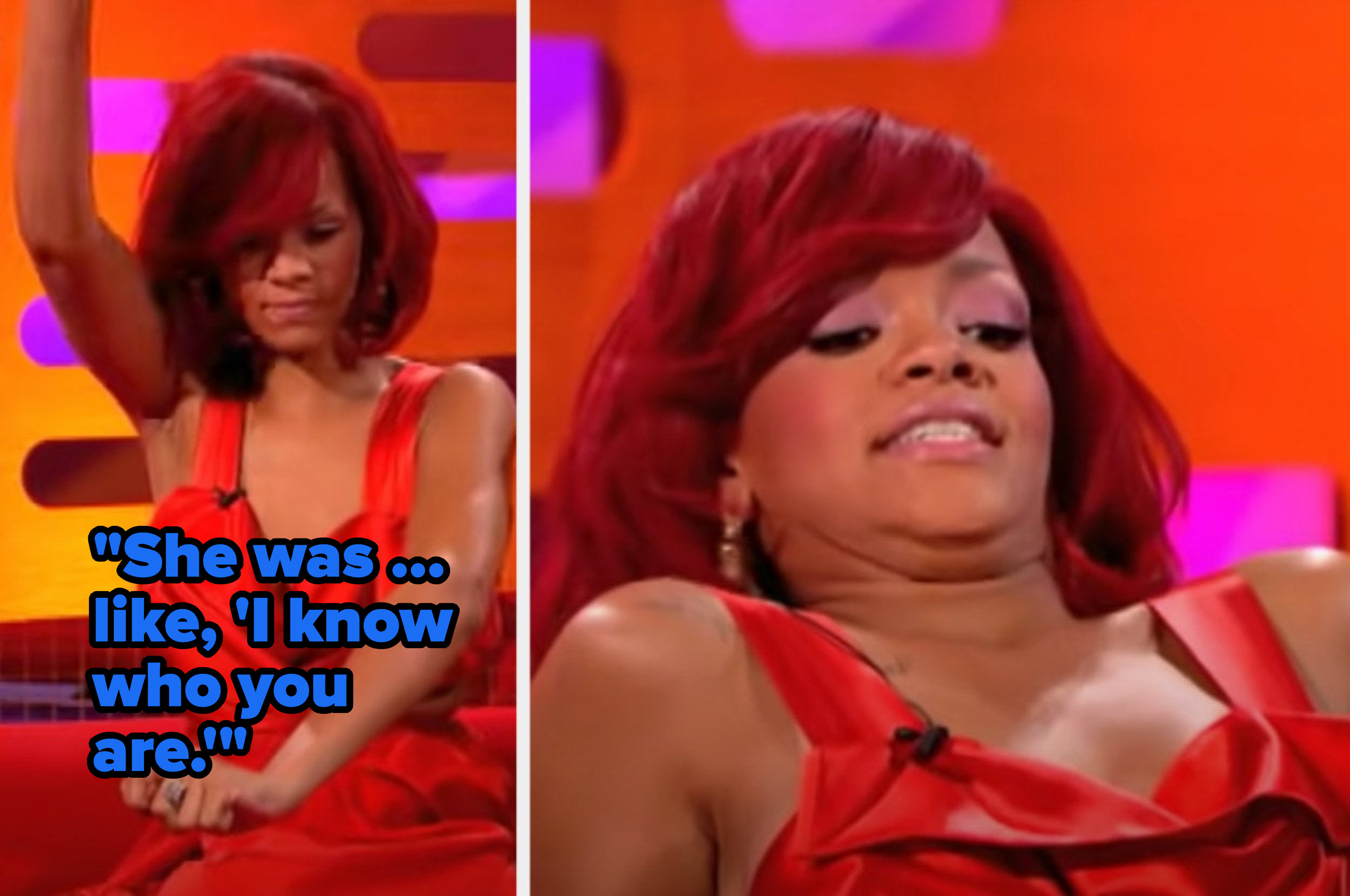 Rihanna remembers being recognized while simultaneously getting a bikini wax done