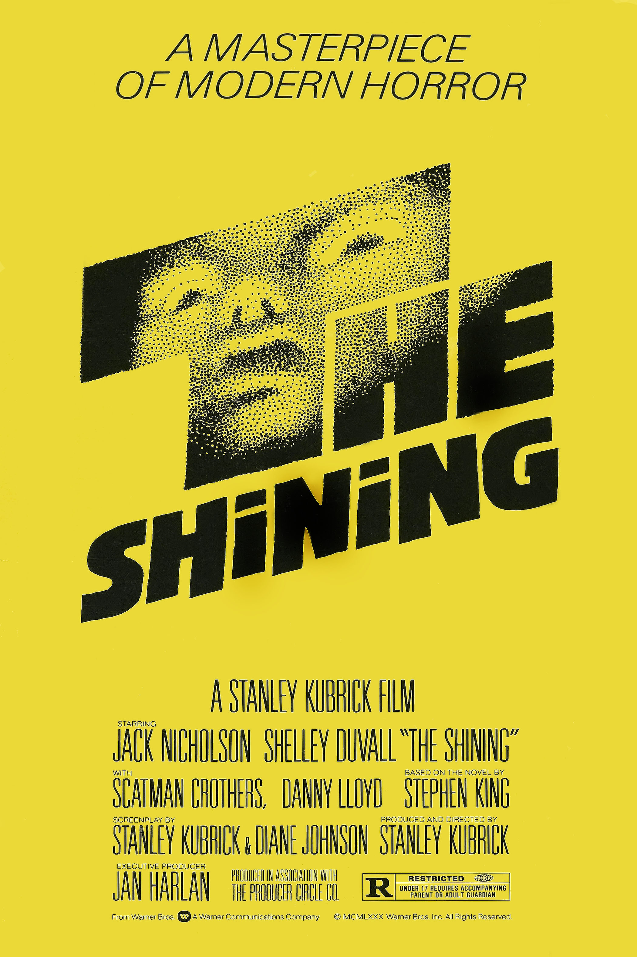 The UK theatrical poster of &quot;The Shining&quot;