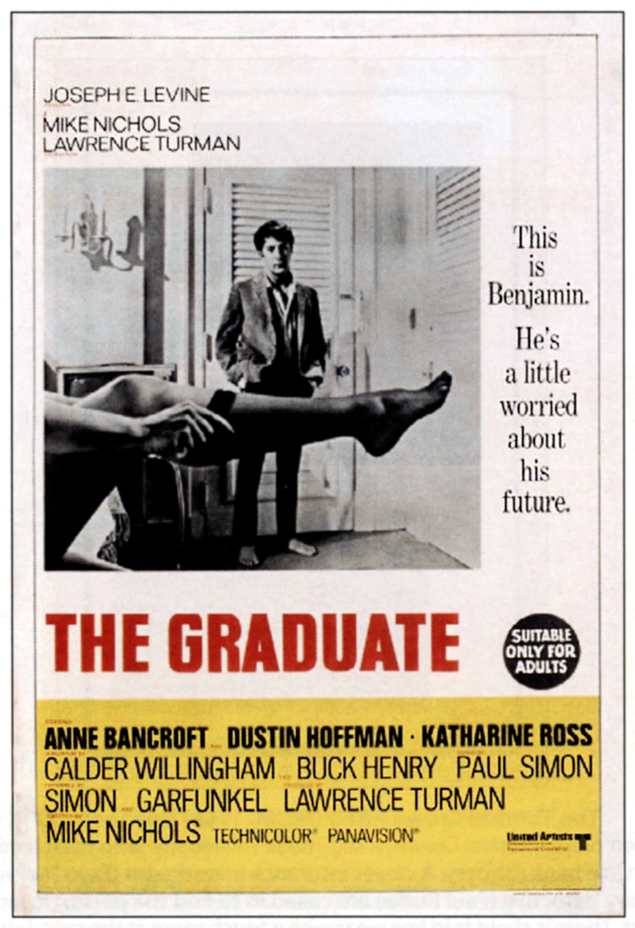 The theatrical poster for &quot;The Graduate&quot;
