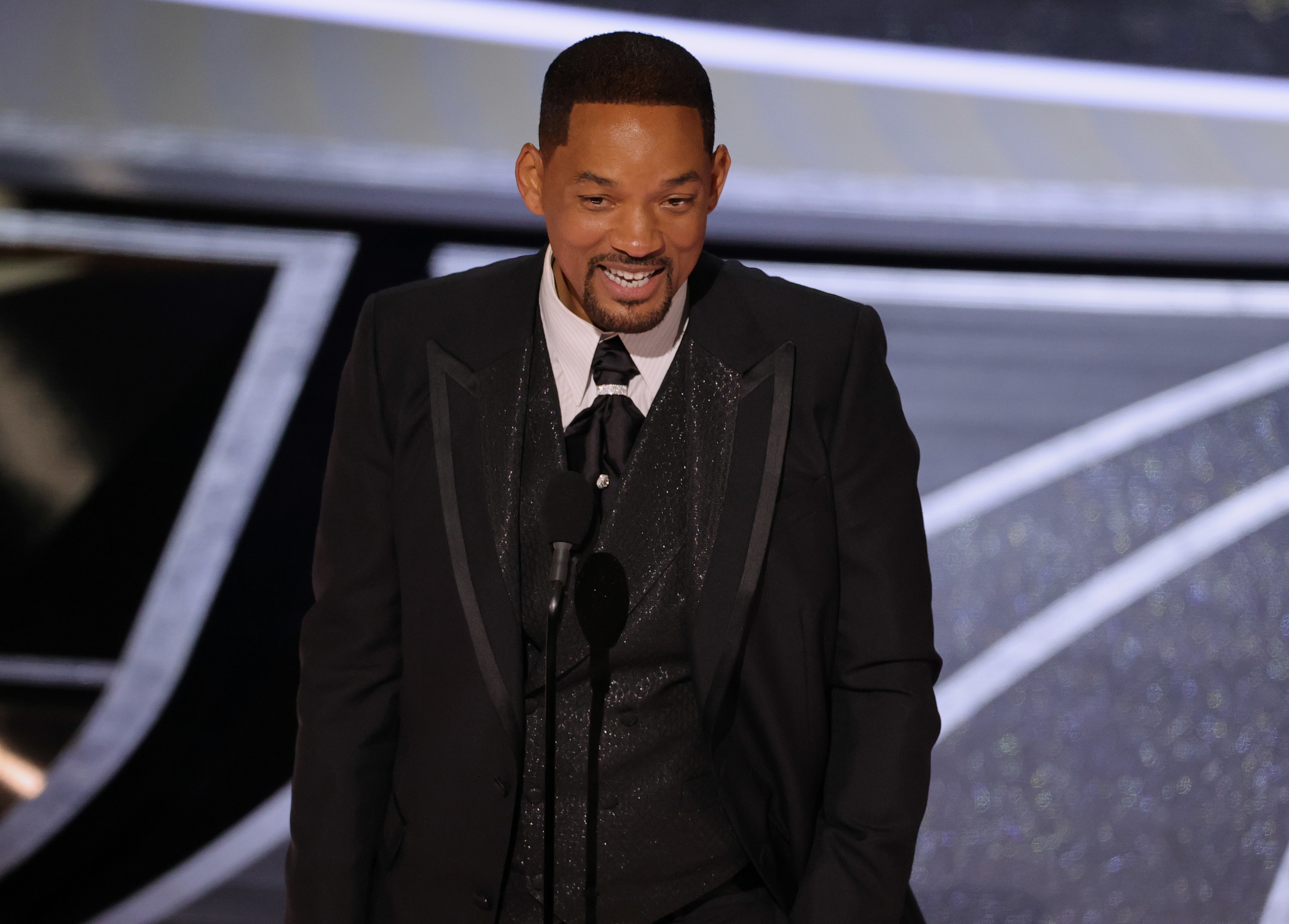 Will Smith on stage