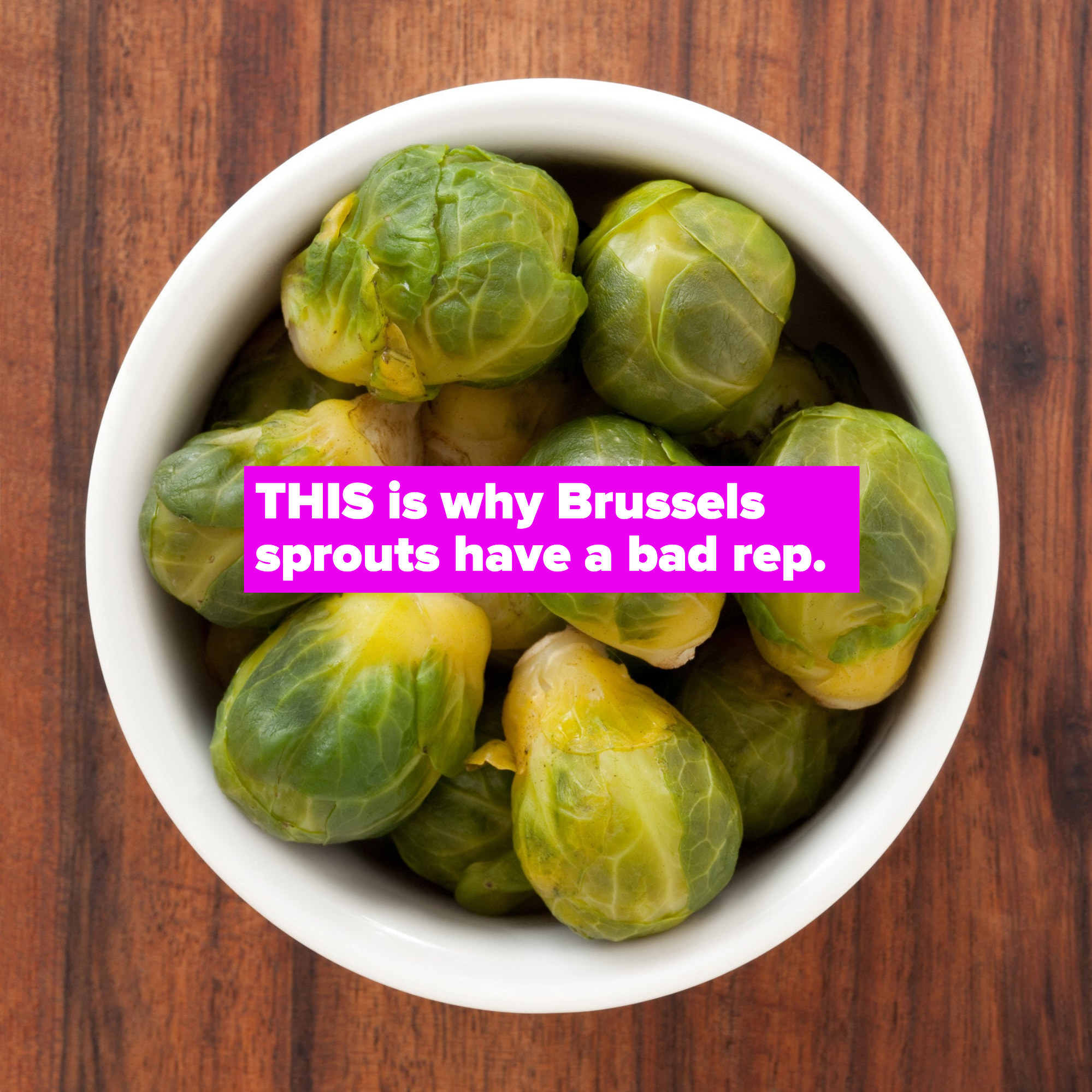 A bowl of Brussels sprouts