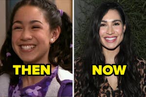 Cassie Steele as Manny then and Cassie now