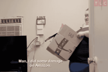 Amy from 1,000-pound sisters saying &quot;Man, I did some damage on Amazon&quot;