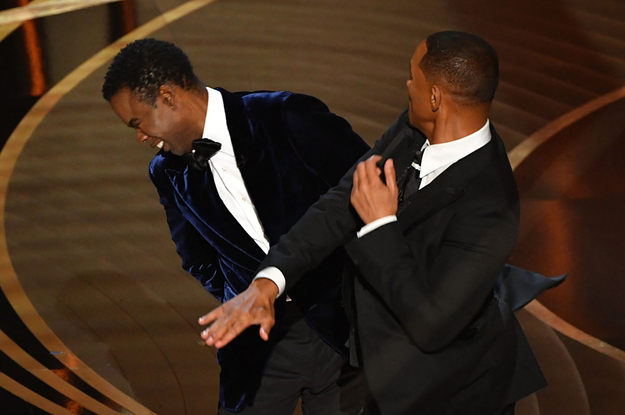 Will Smith Just Hit Chris Rock In The Face On Stage At The Oscars