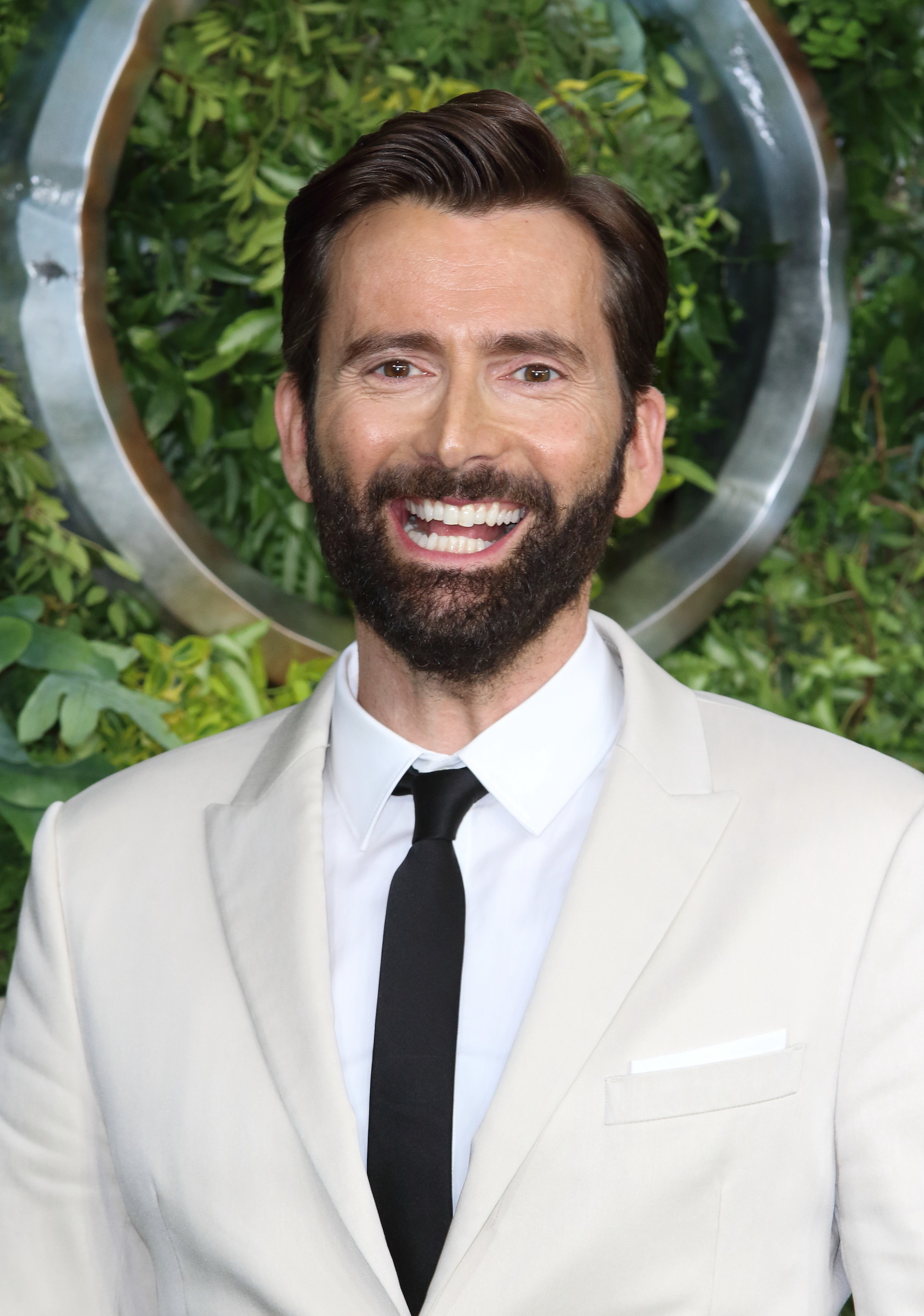 David wearing a suit for an event