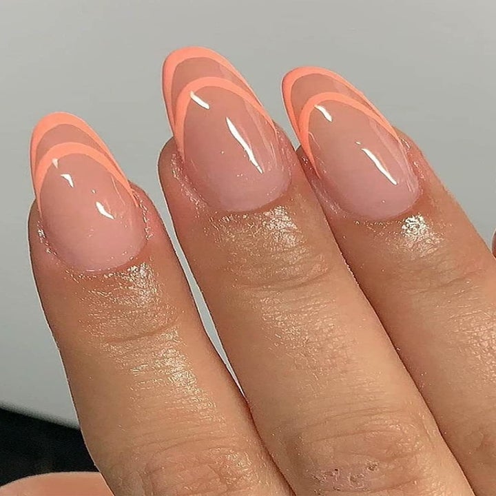 A person showing off their nails
