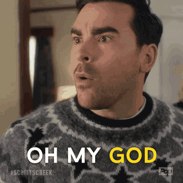 A man screaming &quot;oh my god.&quot;