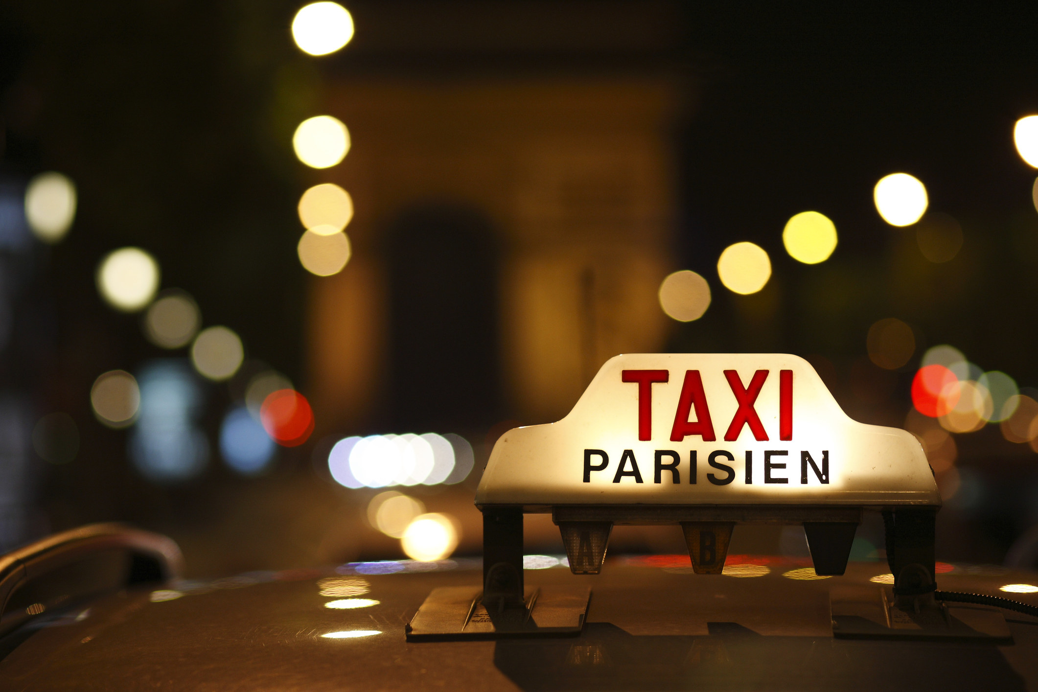 A Parisian taxi.