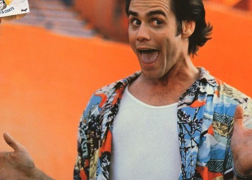 Jim Carrey as Ace Ventura