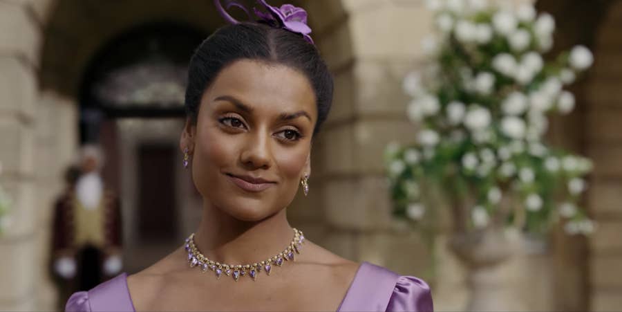 kate sharma purple dress Kate Sharma in lilac/purple dresses : r/BridgertonNetflix