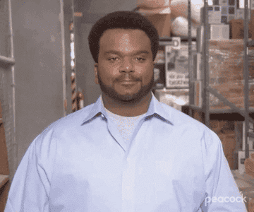 Darryl sarcastically saying &quot;yay&quot; on The Office