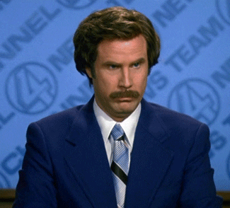 a gif of Will Ferrell in &quot;Anchorman&quot; saying &quot;I don&#x27;t believe you&quot;