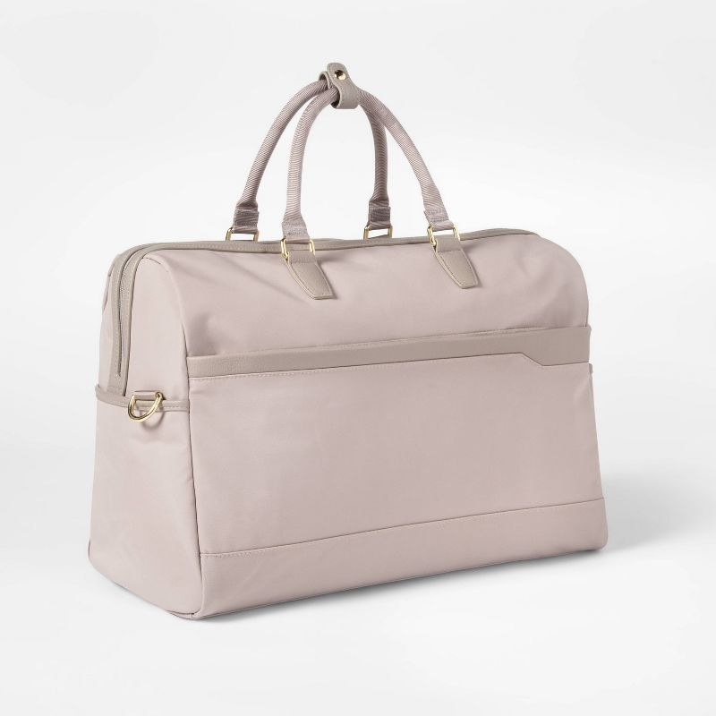 the weekender bag in the color Taupe