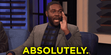 David Oyelowo saying &quot;Absolutely&quot; on a talk show