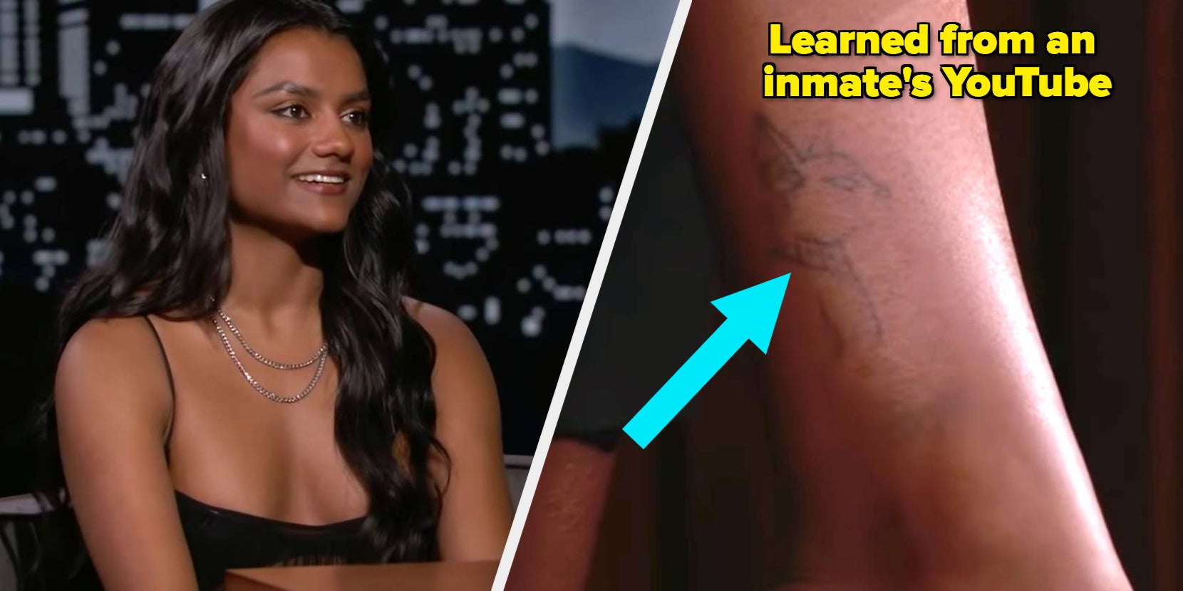1250px x 625px - Bridgerton's Simone Ashley Learned To Tattoo From Inmate