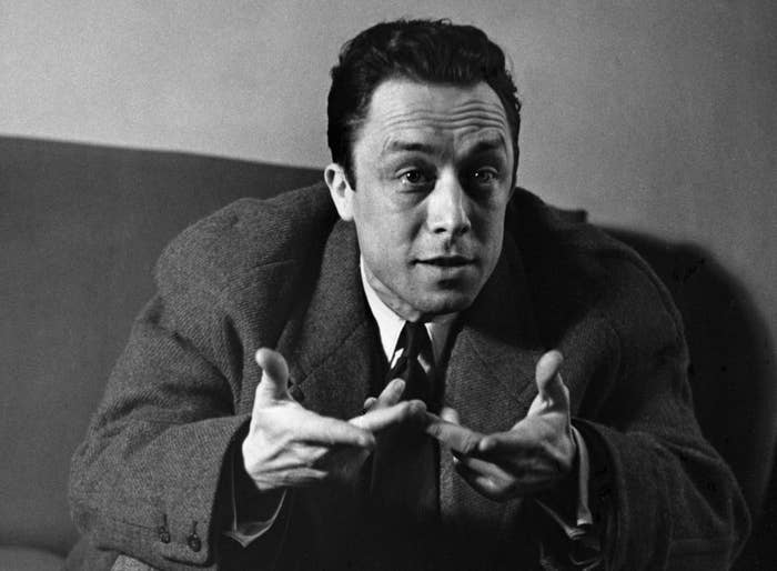 A picture of Albert Camus, author of The Stranger