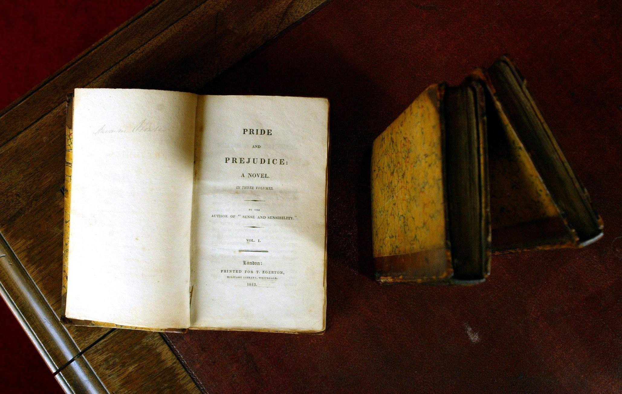 Rare copies of the first edition of Jane Austen&#x27;s Pride and Prejudice