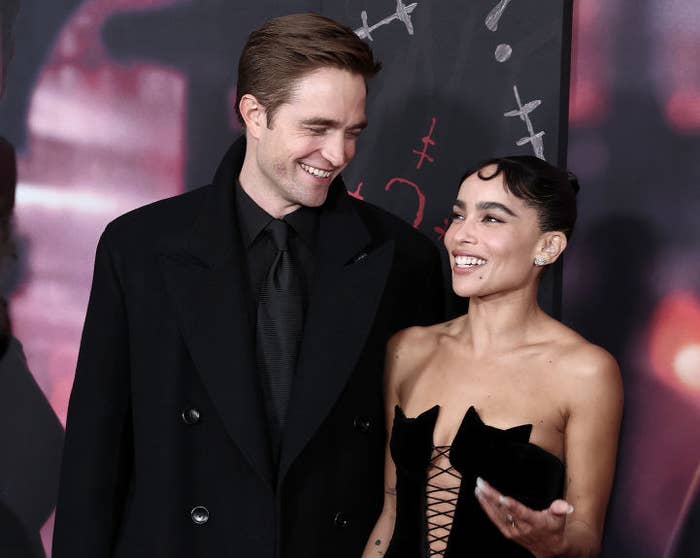 Robert Pattinson and Zoë Kravitz attend &quot;The Batman&quot; World Premiere