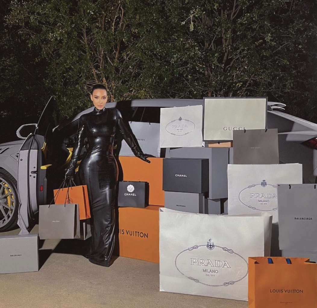 Kim Kardashian Gets Louis Vuitton Bags for the Girls in the Family