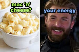 mac and cheese and your energy