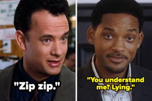 Tom Hanks in You've Got Mail and Will Smith in Hitch
