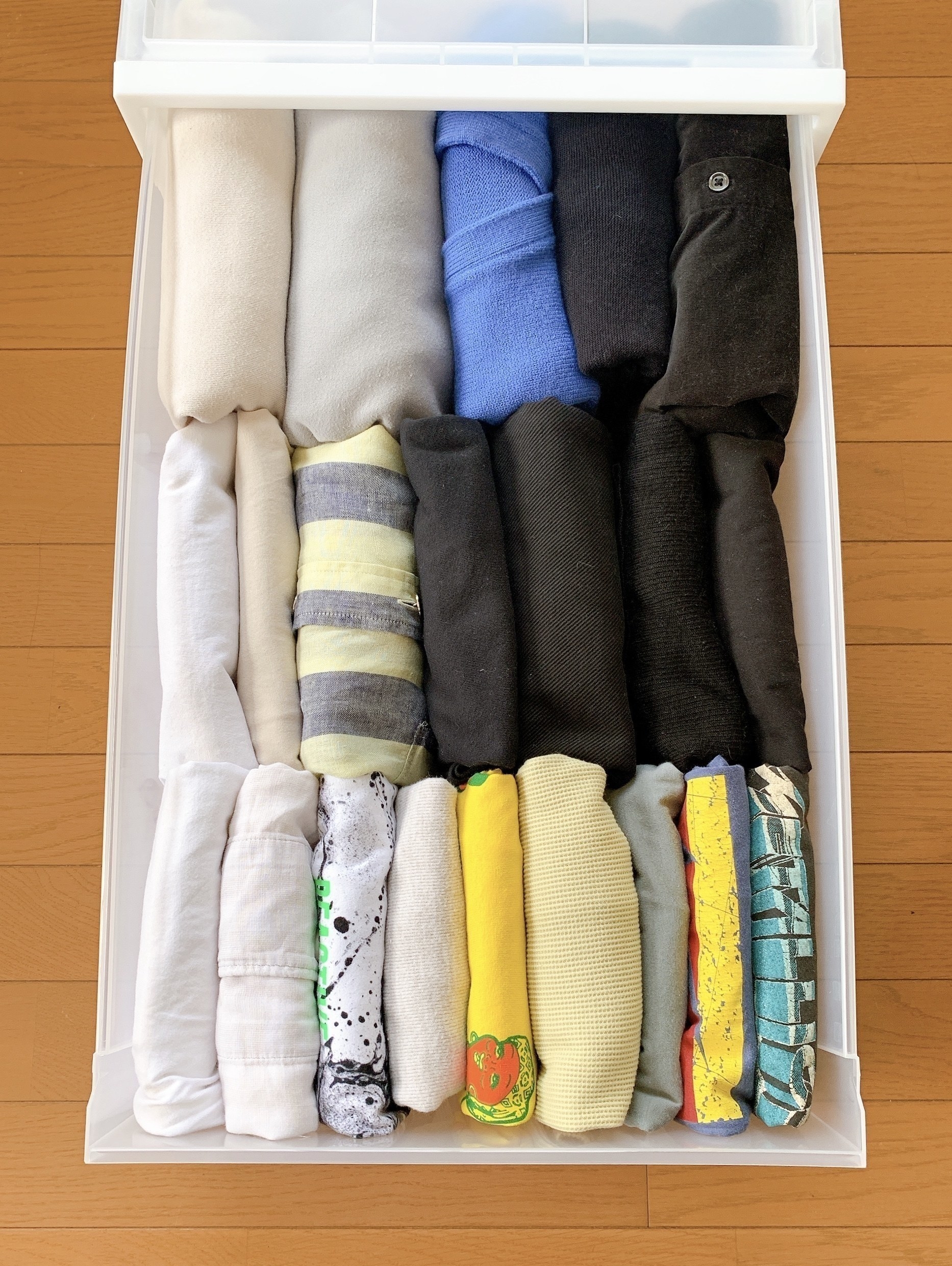 無印良品のオススメの便利グッズ「ポリプロピレン衣装ケース」