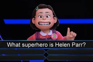 Mei Lee with the question, "What superhero is Helen Parr?"