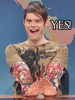 Bill Hader saying &quot;yes&quot; on &quot;SNL&quot;