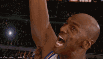 gif of michael jordan dunking a basketball from space jam