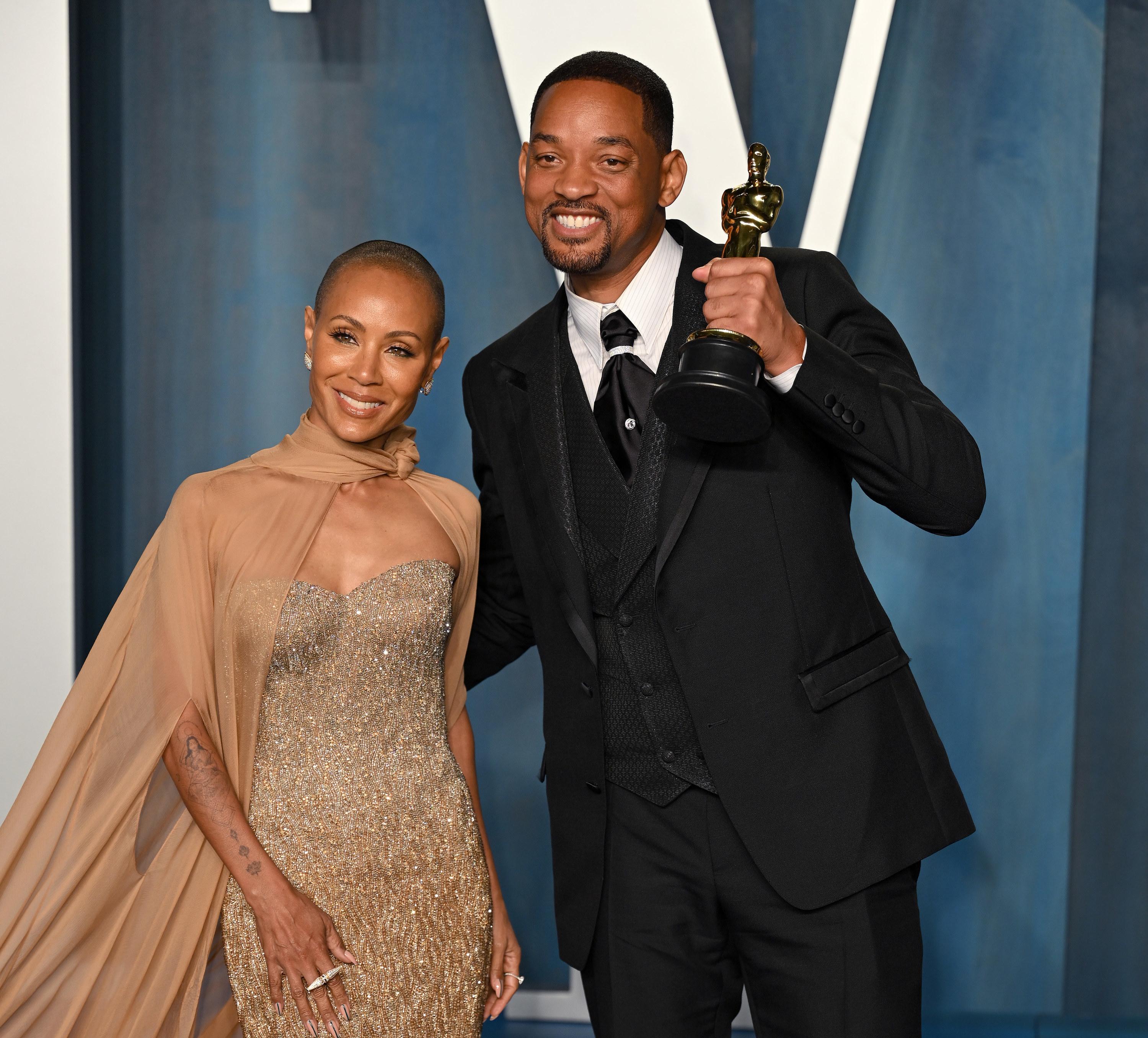 Jada pinkett smith and will smith at the 2022 oscars