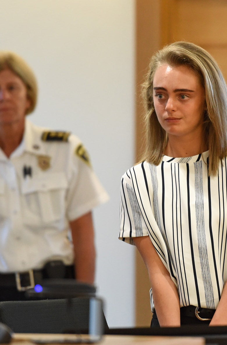 Michelle Carter takes the witness stand to waive her right to a jury trial at Taunton Court