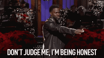 Kevin Hart on &quot;SNL&quot; saying, &quot;Don&#x27;t judge me, I&#x27;m being honest&quot;